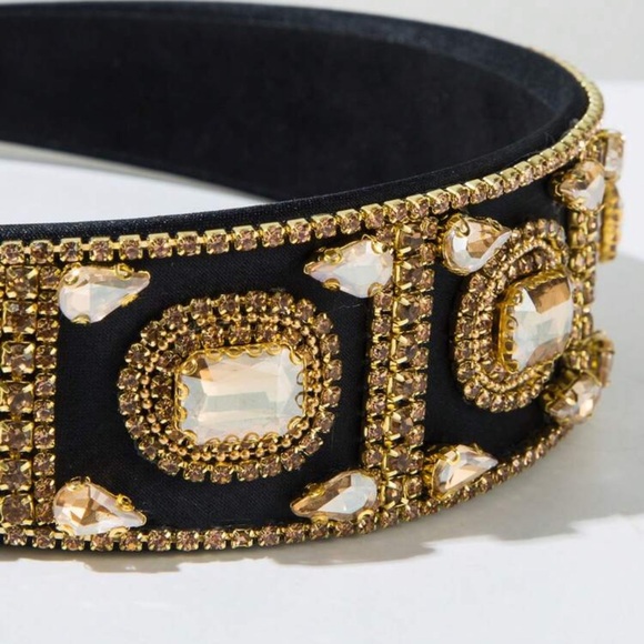 Retro Wide Solid Headband Luxury Minimalist Chic Hair Accessory Women - Picture 3 of 4